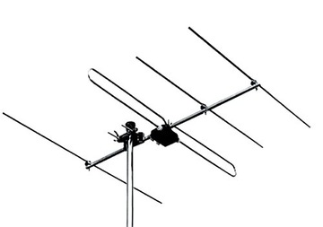 ANTENA DVBT VHF MUX8 KANAŁY 6-12 z GNIAZDEM F 1585