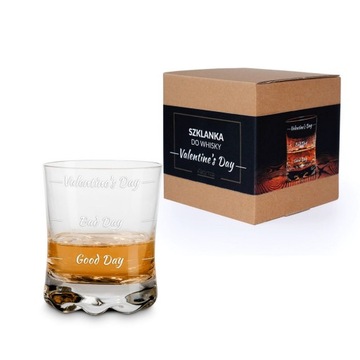 SZKLANKA DO WHISKY VALENTINE'S DAY PREMIUM