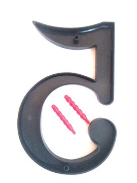 CYFRY NA DOM BUDYNEK ADRES NUMERY LITERY CYFRA 7