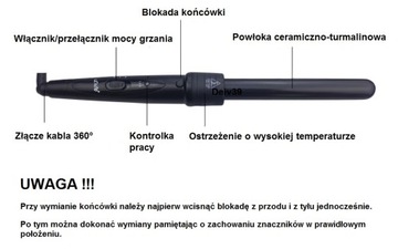 КЕРАМИЧЕСКАЯ ПЛЕЙКА С 3 СМЕННЫМИ НАКОНЕЧНИКАМИ 9–25 мм