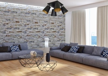 фото ориг. №15, Emibig ceiling light prism 4 white/ golden 4xe27 - white
