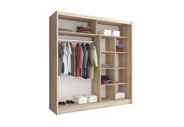 фото ориг. №13, White cabinet shear maja 180cm with a mirror shelves