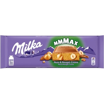 Milka MMMAX Nuss & Nougat Creme Czekolada 300g