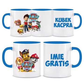 KUBEK PSI PATROL PAW CHASE IMIĘ GRATIS NA MIKOŁAJA