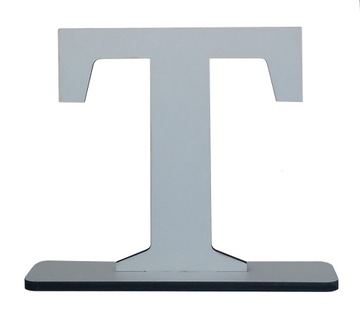 LITERY DREWNIANE T 18CM - DEKORACJE ŚLUB IMIONA