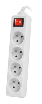 Удлинительный кабель POWER STRIP Switch 4gn 1,5м Вт