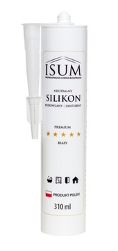 ISUM SILIKON 310ml neutralny sanitarny BEZBARWNY