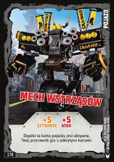 karta nr 178 Mech wstrząsów Lego Ninjago 3