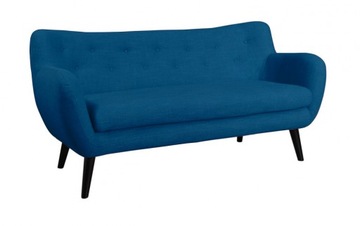 SOFA 3 GEORGE BYDGOSKIE MEBLE TKANINA GRANATOWY