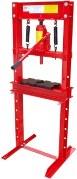 ГИДРАВЛИЧЕСКИЙ ПРЕСС 12 Т - МАСТЕРСКАЯ - МОЩНЫЙ - БОЛЬШОЙ + ПЛИТЫ С 4 ВЫРЕЗАМИ