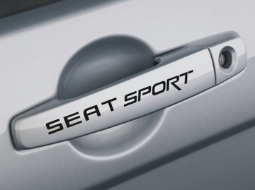 Наклейка на дверную ручку SEAT SPORT + цвета
