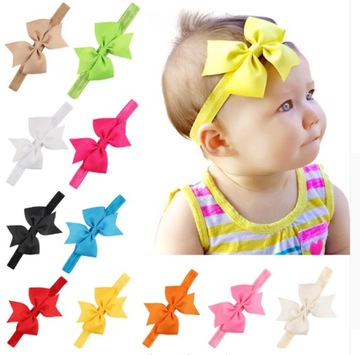 OPASKA KOKARDA na włosy dla dzieci BRĄZOWA