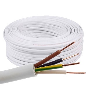 Przewód okrągły kabel YDY 4x1,5 żo 450/750 za metr