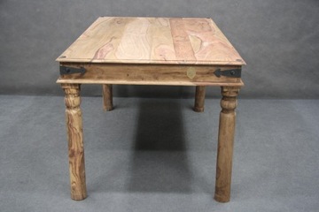 Деревянный стол из палисандра 160 см стулья LEEDS