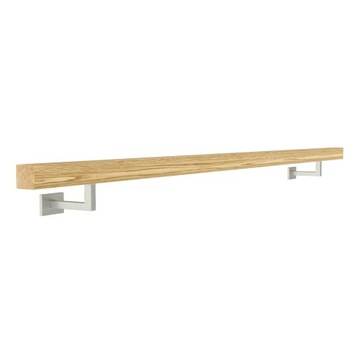 фото ориг. №3, Handrail wall-mounted wooden 40x40 130cm oak color