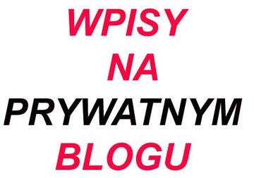 PUBLIKACJA NA BLOGU PRYWATNYM WYSOKI TF/CF