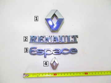 RENAULT ESPACE III ZNAK LOGO ZNAKY NÁPIS