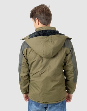 Теплая мужская утепленная спортивная зимняя куртка с капюшоном 18602-04, XL