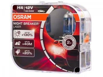 OSRAM H4 60/55W НОЧНОЙ ВЫКЛЮЧАТЕЛЬ ЛАЗЕР 64193NBL-HCB