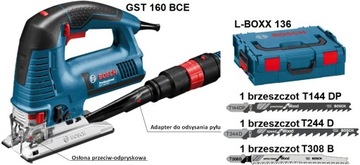 ЛОЗБИК BOSCH GST 160 BCE L-BOXX 136 + МЕРКА 5М