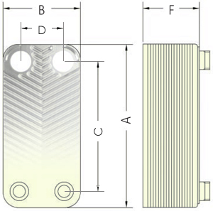 Wymiennik ciepła NORDIC TEC 40-płytowy 85kW 5/4'