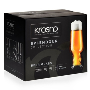 Szklanki do piwa rzemieślniczego KROSNO Splendour