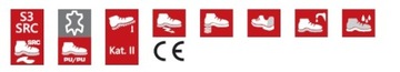 Buty robocze skórzane czarne BHP Lahti Pro 46