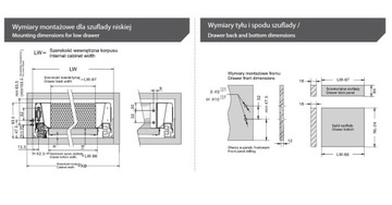 СИСТЕМА ВЫДВИЖНЫХ ЯЩИКОВ AMIX BOX LOW 400 MM СИСТЕМА TB10