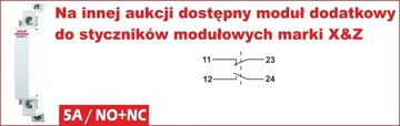 МОДУЛЬНЫЙ 3-ФАЗНЫЙ КОНТАКТОР 25А 4П 4НО катушка 230В переменного тока