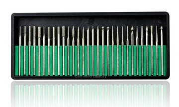 Frez Frezy diamentowe do manicure ZESTAW 30szt HIT
