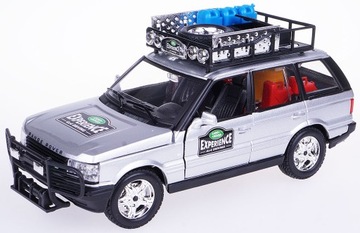 RANGE ROVER 4X4 МЕТАЛЛ МОДЕЛЬ BBURAGO 1:24 СЕРЕБРЯНЫЙ