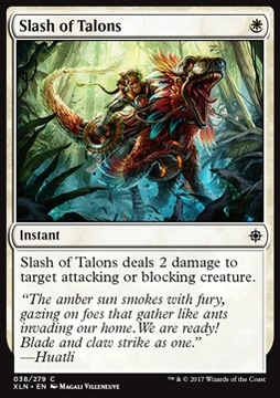 Slash of Talons - 2 obrażenia w stwora @@@@