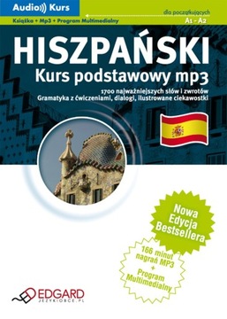 Hiszpański. Kurs podstawowy książka + płyta Edgard