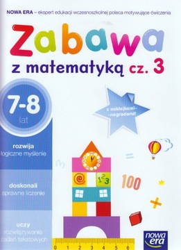 Szkoła na miarę. Zabawa z matematyką. Zeszyt ćwiczeń. 7-8 lat. Część 3