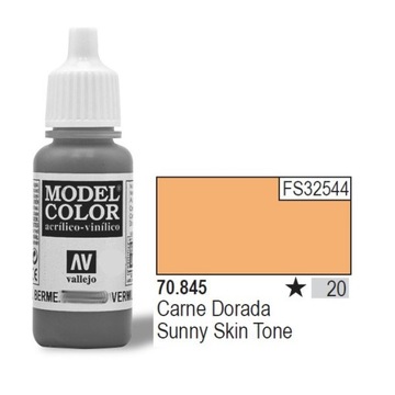 Краска Model Color 020 Vallejo 70.845 Sunny Skin Tone 18мл