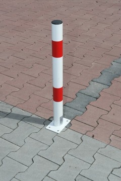 Парковочный блок, фиксированный столбик, h=72см, парковочный барьер