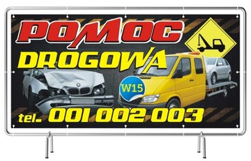 Solidny Baner reklama 3x1m Auto Klimatyzacja