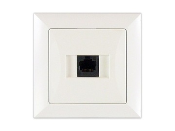 OPAL RJ45 КОМПЬЮТЕРНАЯ РОЗЕТКА RJ-45 БЕЛАЯ