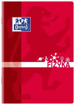Oxford ZESZYT A5 60 kartek w kratkę FIZYKA