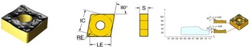 Твердосплавные пластины SANDVIK CNMM 120412-PR 4225