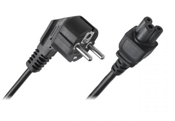 Kabel zasilający do laptopa (koniczynka) 1,5m