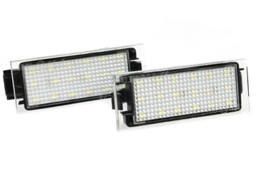 RENAULT MASTER OPEL MOVANO LAMPKI REJESTRACJI LED