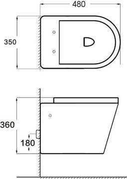 GROHE MEXEN RICO БЕЗОБОДКА СИДЕНЬЕ ДЛЯ УНИТАЗА ИЗ ДЮРОПЛАСТА