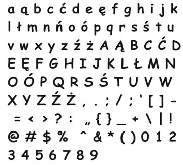 LITERKI DREWNIANE grubość 3mm wysokość 10cm DR77