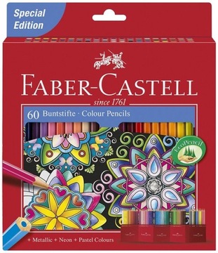 Карандаши FABER CASTELL ZAMEK, 60 цветов