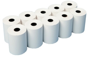 Rolka papier termiczny do kas i drukarek fiskalnych 57/30 ( 10 rolek )