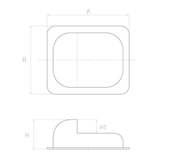 Przykręcany stoper do bramy PSG 61.092 (120x100/H43)