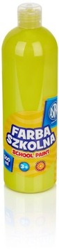 Farba szkolna ASTRA plakatowe 500 ml cytrynowa