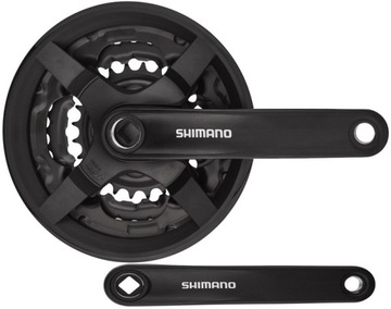 Шатун Shimano FC-TY301 42/34/24 170 мм 6/7/8 скоростей черный