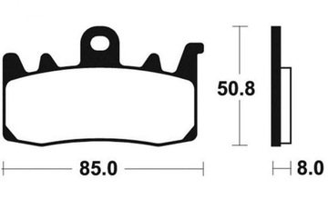 ПОДКЛАДКИ BREMBO ПЕРЕДНИЕ APRILIA V4 1100 TUONO 15-